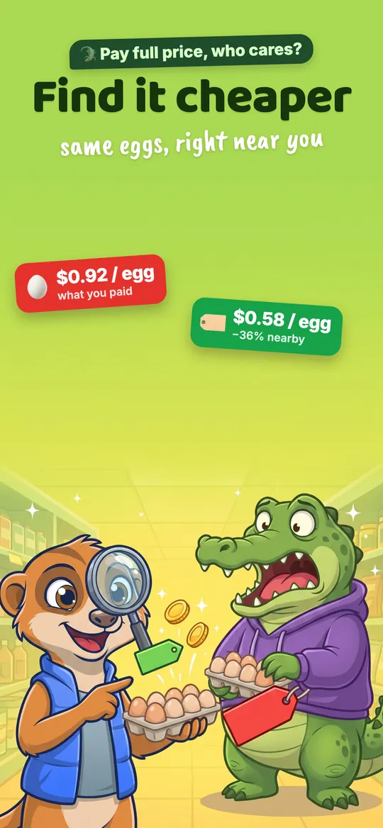 Price Radar finds groceries cheaper nearby