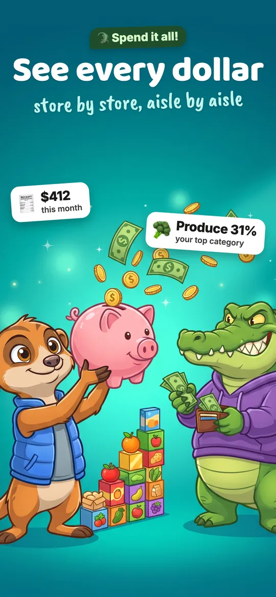 See where your grocery money goes